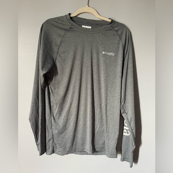 Columbia gray long sleeved rash guard spf PFG S - Picture 1 of 8